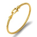 Dames massieve armband H599 4