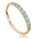 Dames massieve armband met stenen H547 2