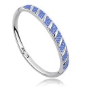Dames massieve armband met stenen H547 2