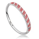 Dames massieve armband met stenen H547 7