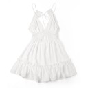 Dames mini-jurk met kant 6