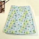 Dames minirok met bloemen A1062 7