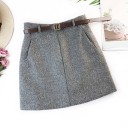 Dames minirok met riem 5