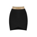 Dames minirok met strass steentjes A1935 3