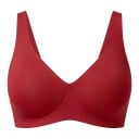 Dames naadloze bh zonder beugels met een diep V-decolleté en gevormde cups met brede schouderbanden en onderband voor elke dag 1