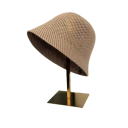 Dames net geweven ademend hoed 56–58 cm Polyester Lichte zomerhoed tegen de zon Elegante luchtige accessoire 6