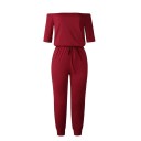Dames off-shoulder jumpsuit 3