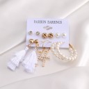 Dames oorbellen 6 paar G1085 11