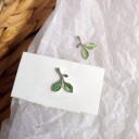 Dames oorbellen bladeren C1071 6