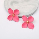 Dames oorbellen bloemen J189 12