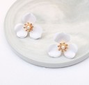 Dames oorbellen bloemen J189 17