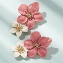 Dames oorbellen bloemen J189 1