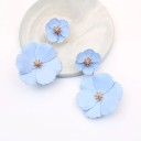Dames oorbellen bloemen J189 2