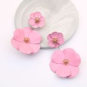 Dames oorbellen bloemen J189 4
