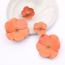Dames oorbellen bloemen J189 5