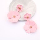 Dames oorbellen bloemen J189 8