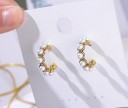 Dames oorbellen halve cirkels A2597 5