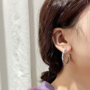 Dames oorbellen halve cirkels R118 2