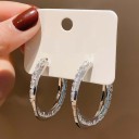 Dames oorbellen halve cirkels R118 4