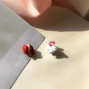 Dames oorbellen konijn en hart 8