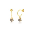 Dames oorbellen met hanger G631 1
