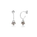 Dames oorbellen met hanger G631 2