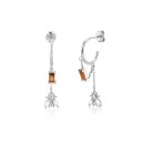 Dames oorbellen met hanger G631 2