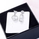 Dames oorbellen met hanger R132 4