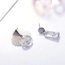 Dames oorbellen met hanger R132 5