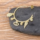 Dames oorbellen met hangers G1065 4
