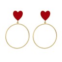 Dames oorbellen met hartjes 10