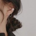 Dames oorbellen met ketting 10