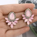 Dames oorbellen met kristallen G746 9