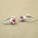 Dames oorbellen met kristallen G804 8