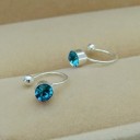 Dames oorbellen met kristallen G804 9