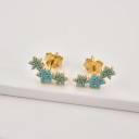 Dames oorbellen met kristallen G935 6