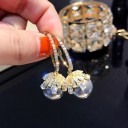 Dames oorbellen met parel j153 2