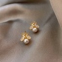 Dames oorbellen met parels 5