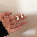Dames oorbellen met parels C1109 2
