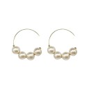 Dames oorbellen met parels G1089 8