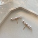 Dames oorbellen met parels G1089 13