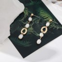 Dames oorbellen met parels G550 3