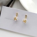 Dames oorbellen met parels G662 15