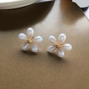 Dames oorbellen met parels G662 4