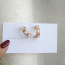 Dames oorbellen met parels G662 6