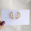 Dames oorbellen met parels G662 7