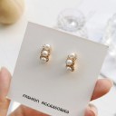 Dames oorbellen met parels G662 8