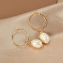 Dames oorbellen met parels G857 15