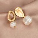 Dames oorbellen met parels G857 24