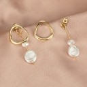 Dames oorbellen met parels G857 25